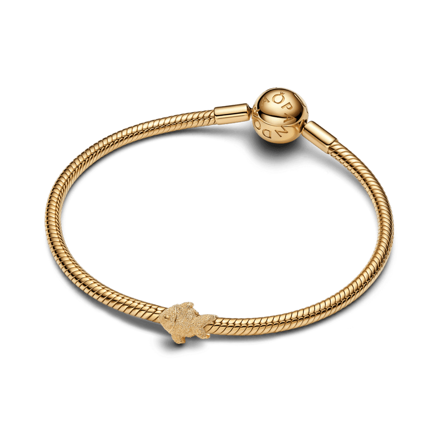 Tekstūrinis mini karoliukas „Žuvis“ - Pandora Lietuva