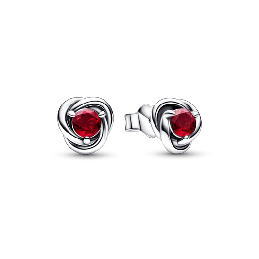 True Red Eternity Circle Stud auskarai - Pandora Lietuva