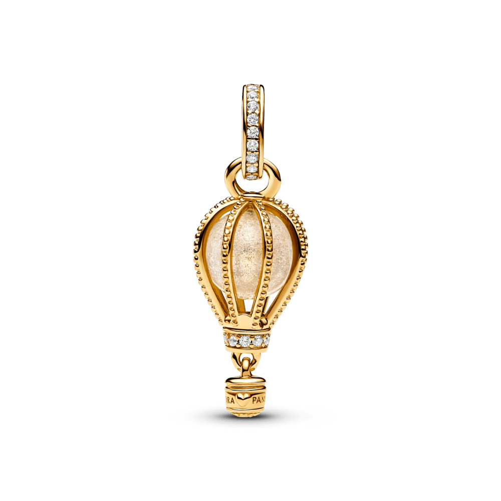 Žėrintis skaidrus talismanas „Oro balionas“ - Pandora Lietuva