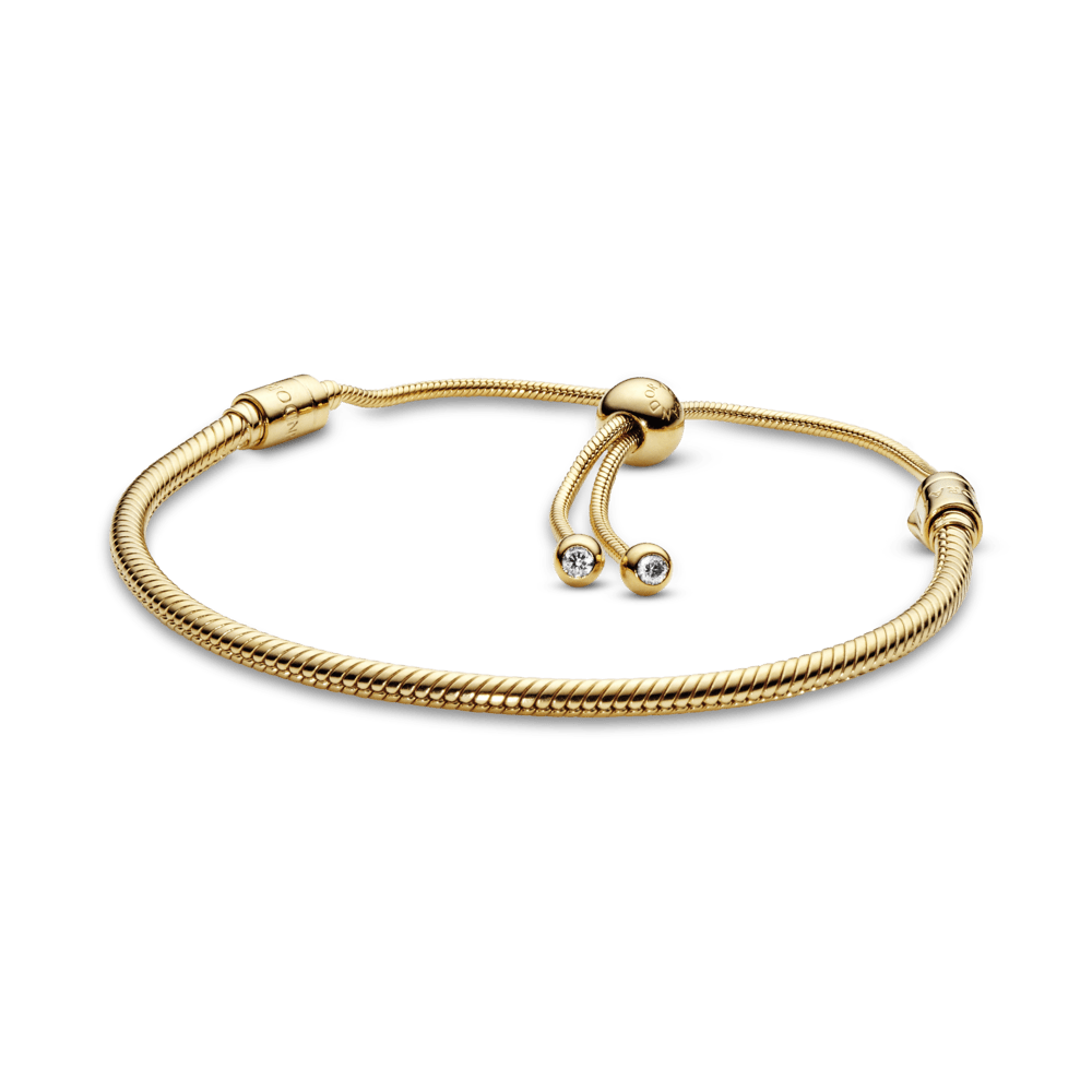 14 karatų aukso padengto metalo gyvatės pynimo apyrankė - Pandora Lietuva