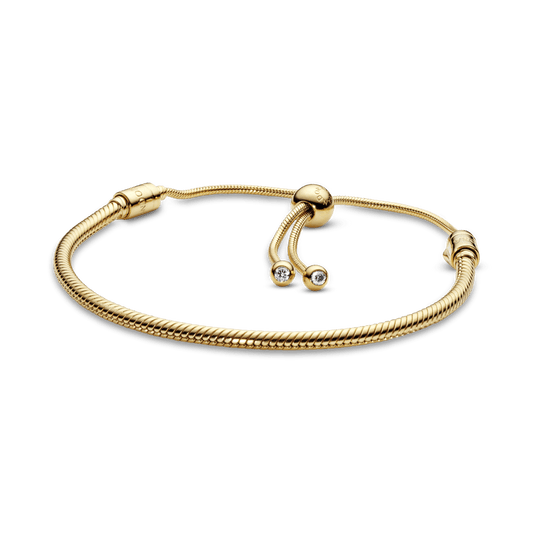 14 karatų aukso padengto metalo gyvatės pynimo apyrankė - Pandora Lietuva