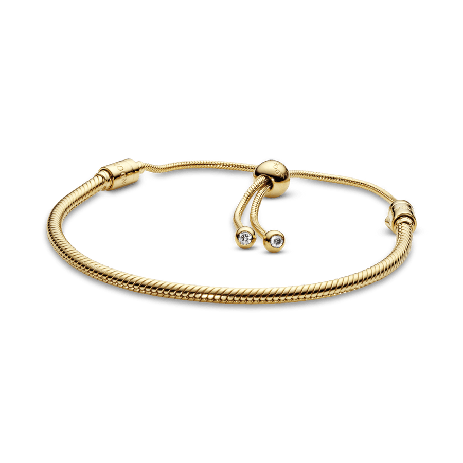 14 karatų aukso padengto metalo gyvatės pynimo apyrankė - Pandora Lietuva