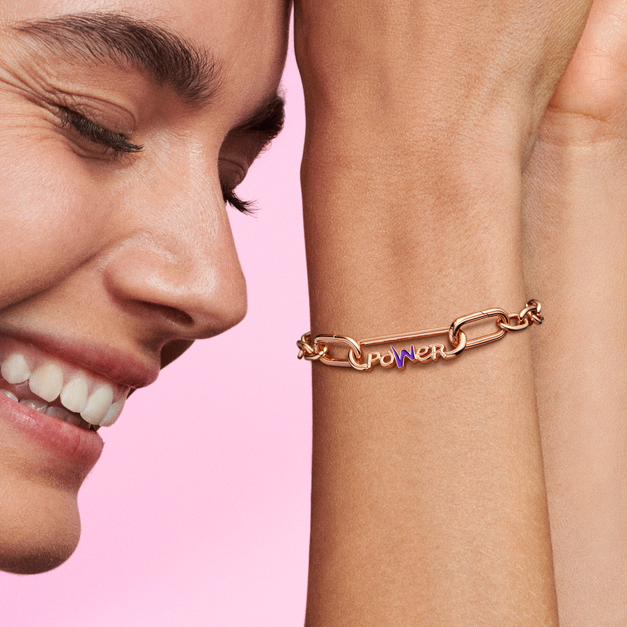 Pandora ME dekoratīvais posms ar vārdu “Spēks”