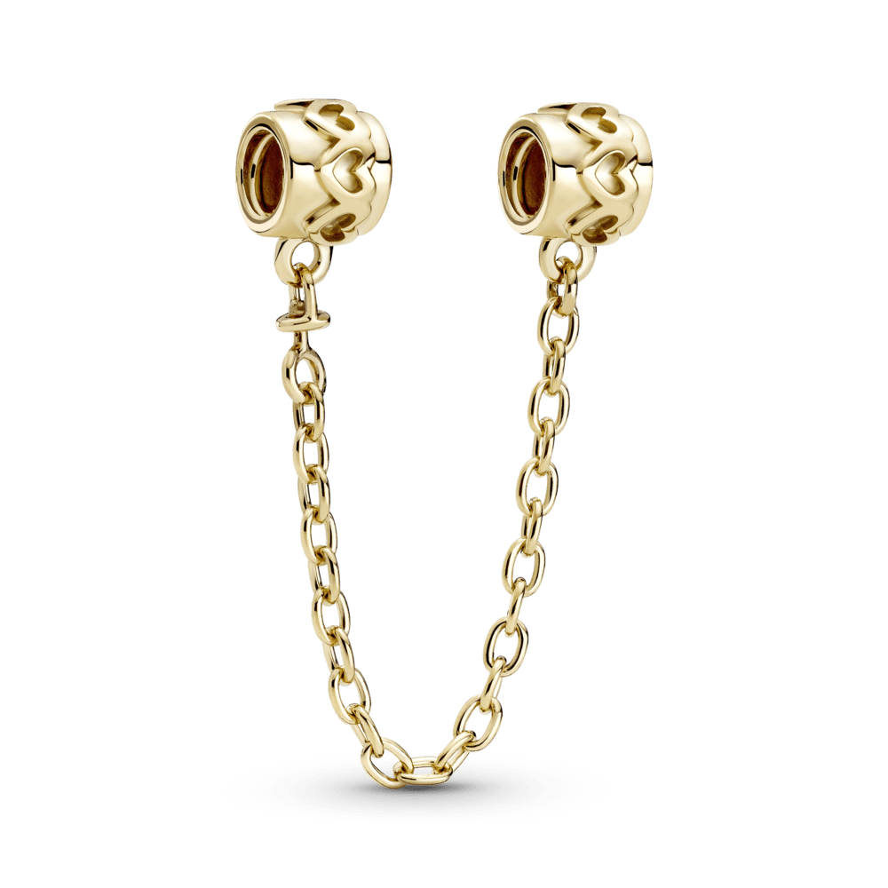 Apsauginė širdelių formos grandinėlė - Pandora LT