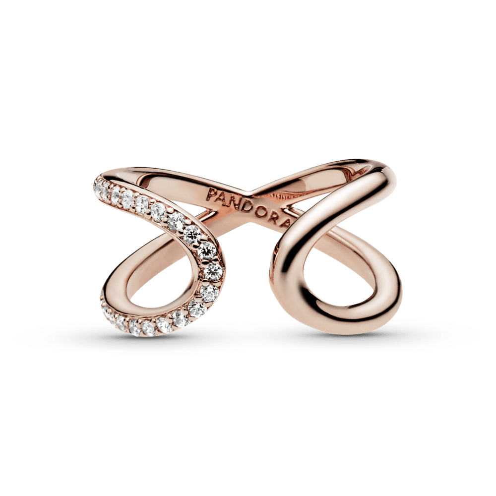 Apsukamas atviras begalybės žiedas - Pandora LT