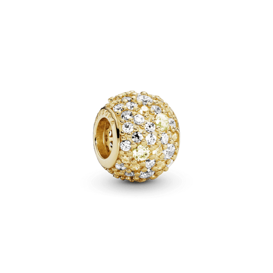 Auksinis Pavé karoliukas - Pandora Lietuva