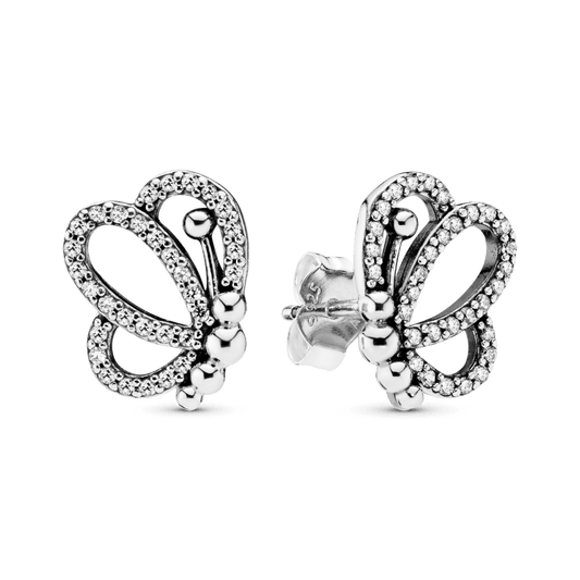 Auskarai Drugeliai - Pandora Lietuva