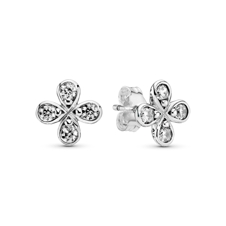 Auskarai Keturžiedės Gėlytės - Pandora Lietuva