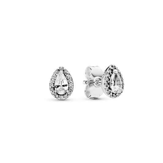 Auskarai Spindinti Lašo Aureolė - Pandora LT