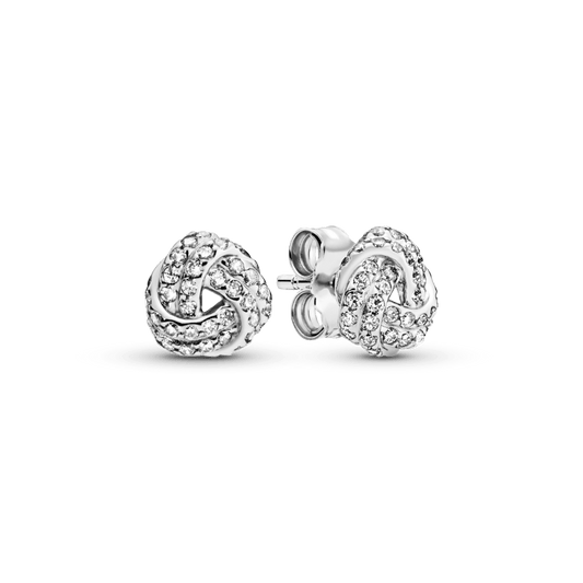 Auskarai Žėrintis Mazgas - Pandora Lietuva