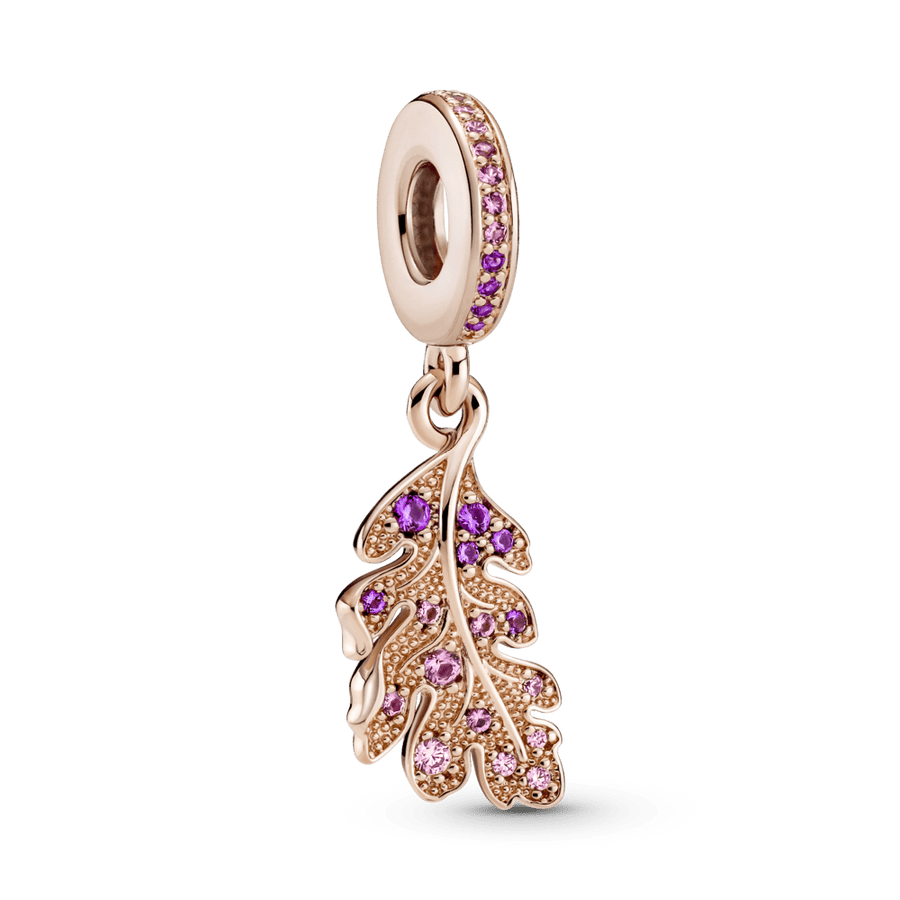 Ąžuolo lapo kabantis karoliukas - Pandora Lietuva