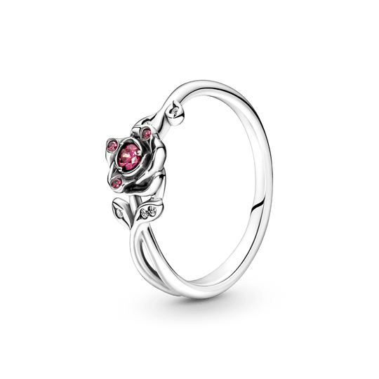Disnėjaus Gražuolės ir Pabaisos žiedas su rožėmis - Pandora Lietuva