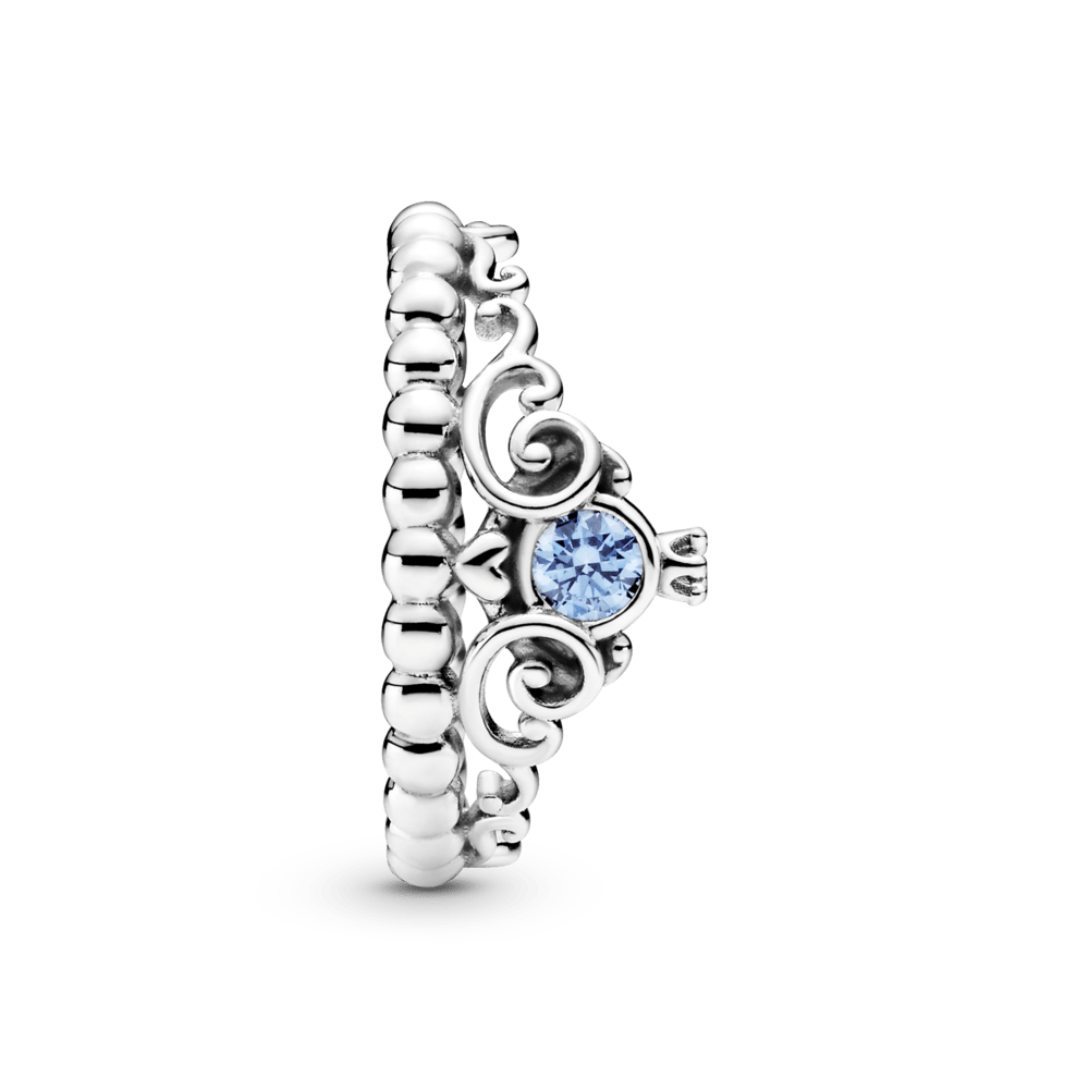 Disnėjaus Pelenės mėlynas karūnos žiedas - Pandora Lietuva