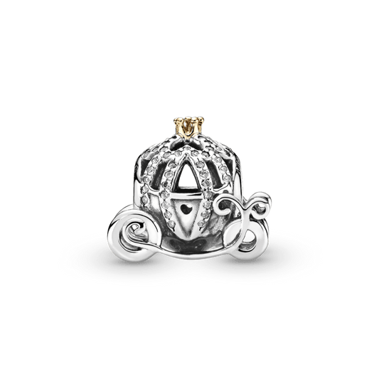 „Disney“ kolekcijos Pelenės karietos formos sidabrinis karoliukas - Pandora LT