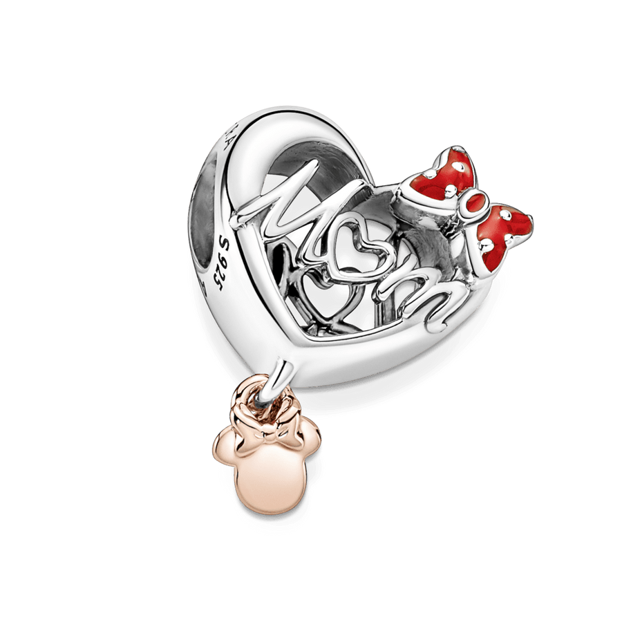 Disney Minnie Mouse mamos širdelės karoliukas - Pandora LT