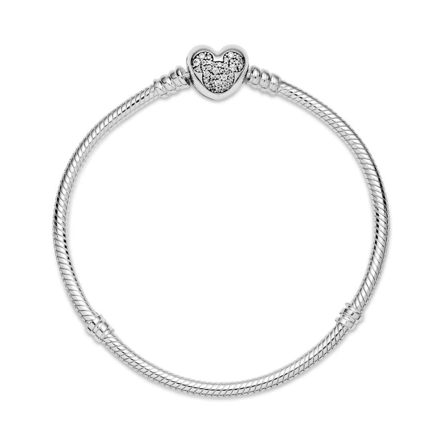 Disney Peliuko Mikio širdies formos užsegimo apyrankė - Pandora LT