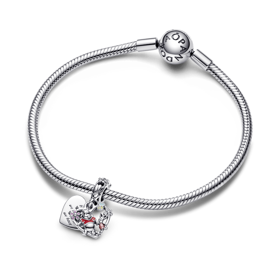 Disney Winnie the Pooh & Piglet Double Dangle Charm pakabukas - Pandora LT