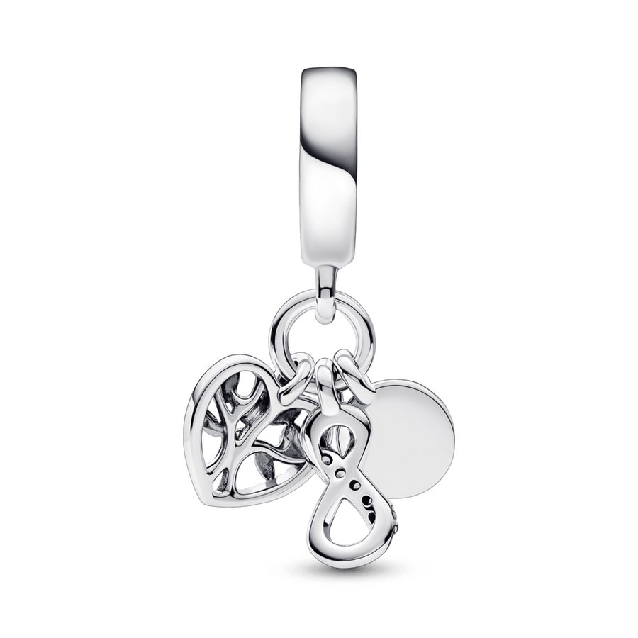 Family Infinity Triple Dangle Charm pakabukas - Pandora Lietuva
