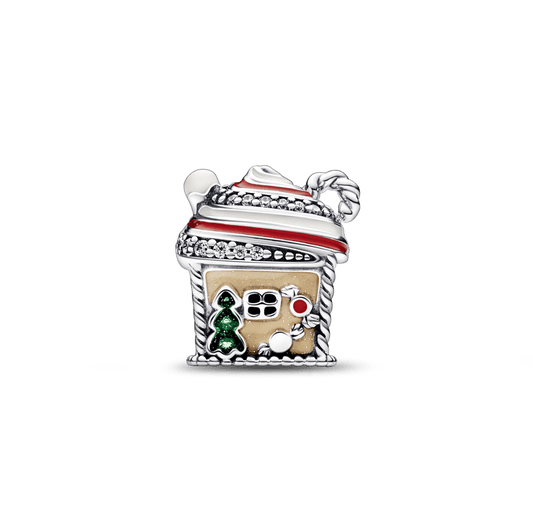 Festive Gingerbread House Charm - Pandora Lietuva