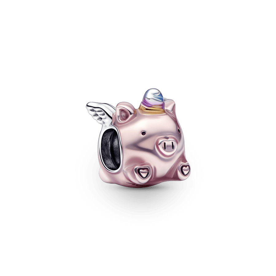 Flying Unicorn Pig Charm pakabukas - Pandora Lietuva