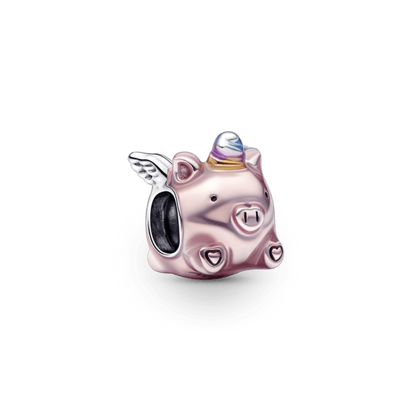 Flying Unicorn Pig Charm pakabukas Pandora Lietuva