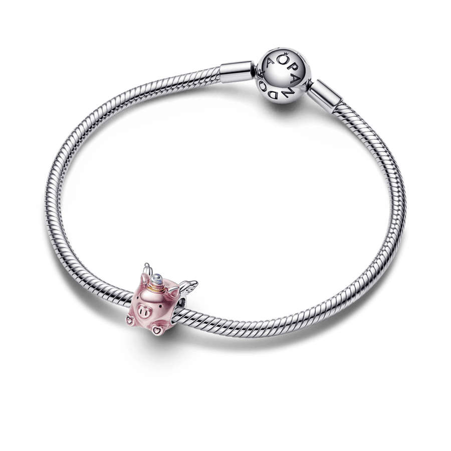 Flying Unicorn Pig Charm pakabukas - Pandora Lietuva
