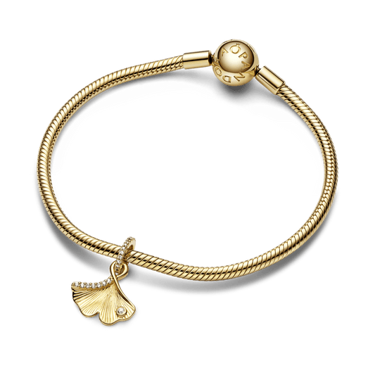 Ginkmedžio lapo kabantis karoliukas - Pandora Lietuva