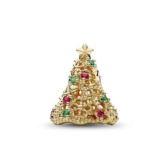 Glitter Christmas Tree Charm - Pandora LT