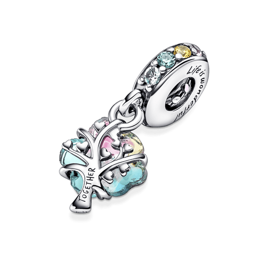 Kabantis karoliukas iš Murano stiklo – Vieningumo medis - Pandora LT