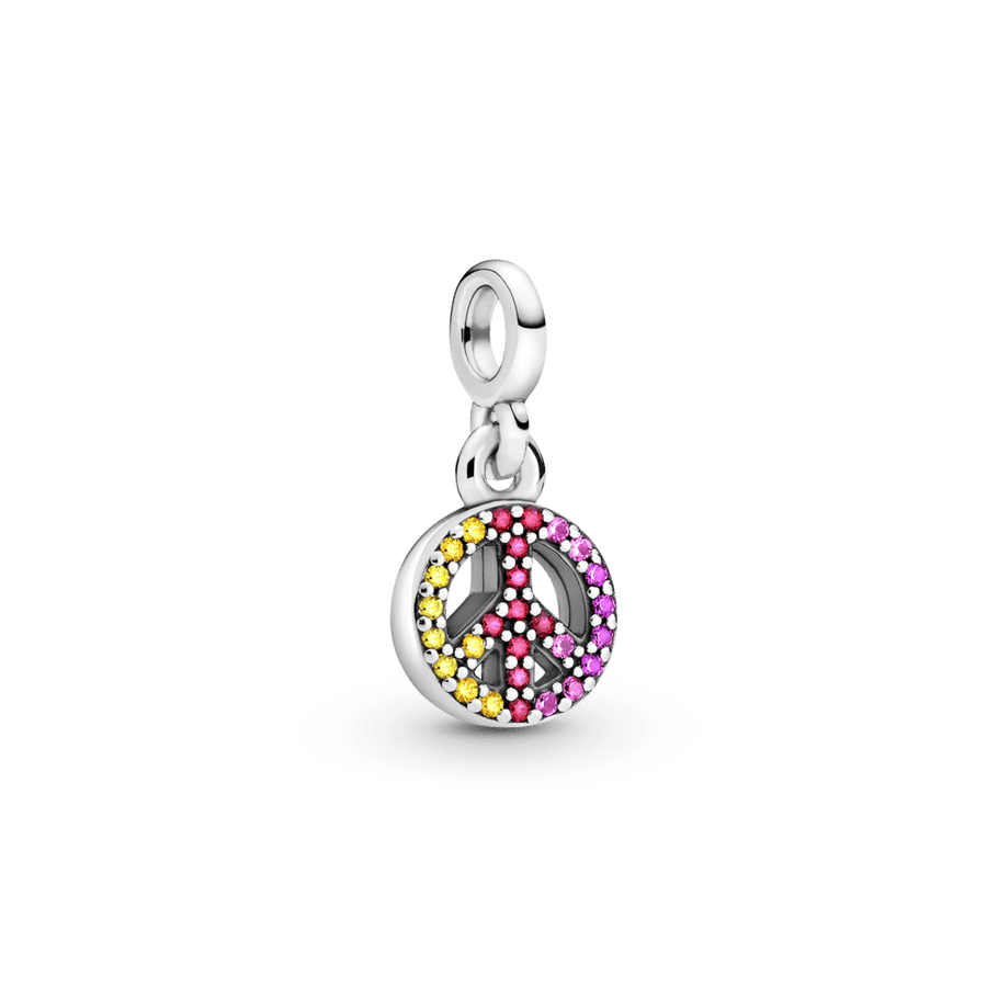 Kabantis karoliukas su taikos ženklu - Pandora Lietuva