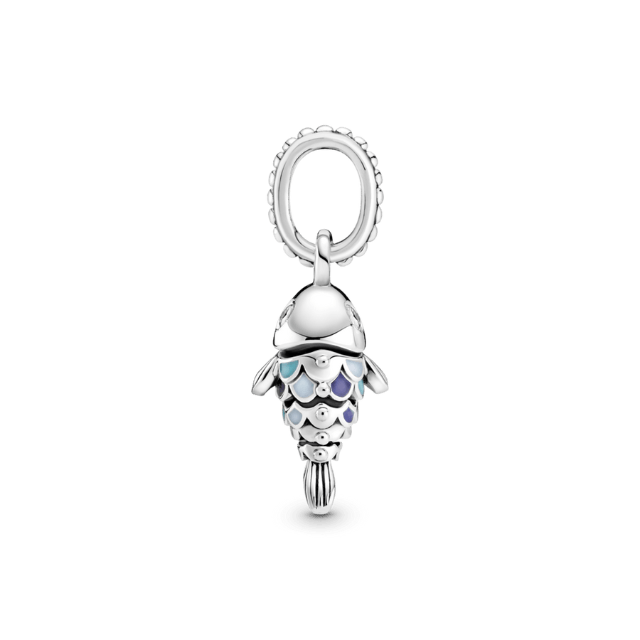 Kabantis karoliukas su žuvele mėlynais žvynais - Pandora Lietuva