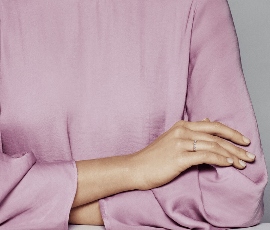 Karoliukais ir jūrų kriauklėmis puoštas žiedas - Pandora LT