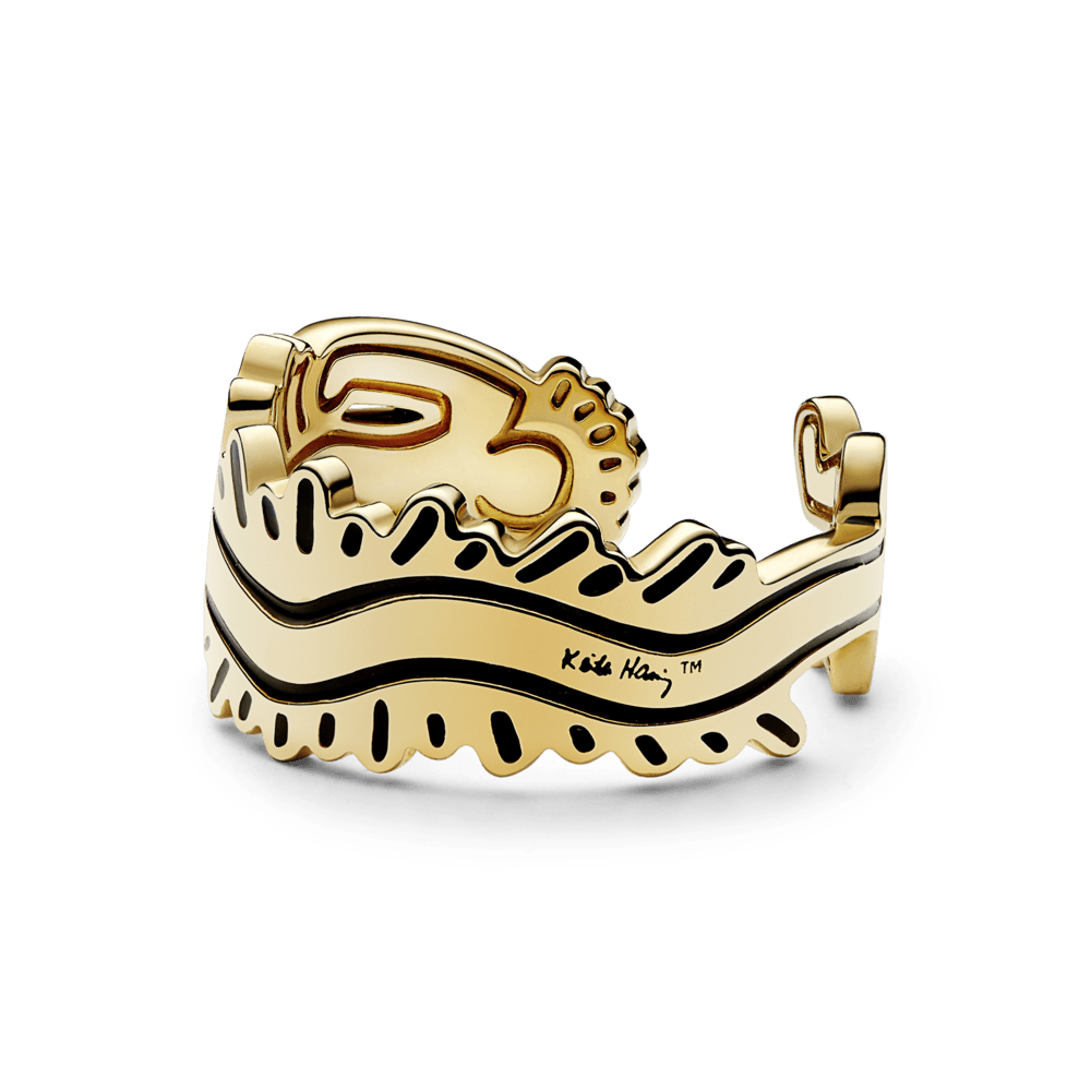 Keith Haring™ x Pandora Wavy Figure Open Ring - Pandora Lietuva