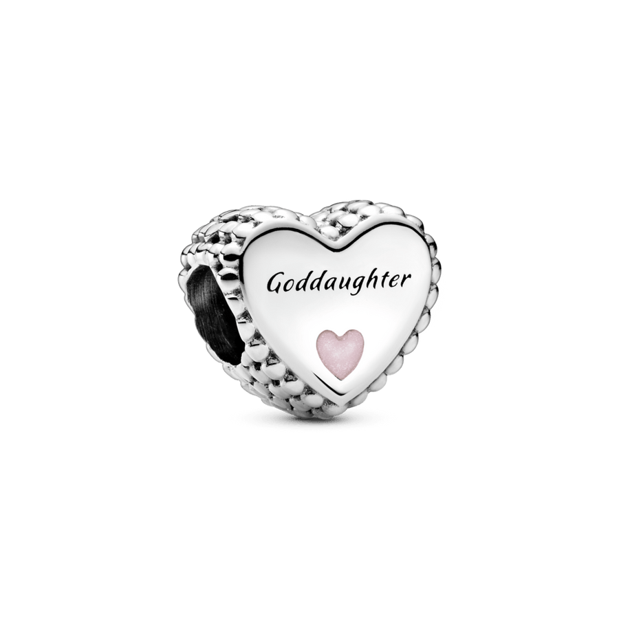 Krikšto dukros širdies karoliukas - Pandora LT