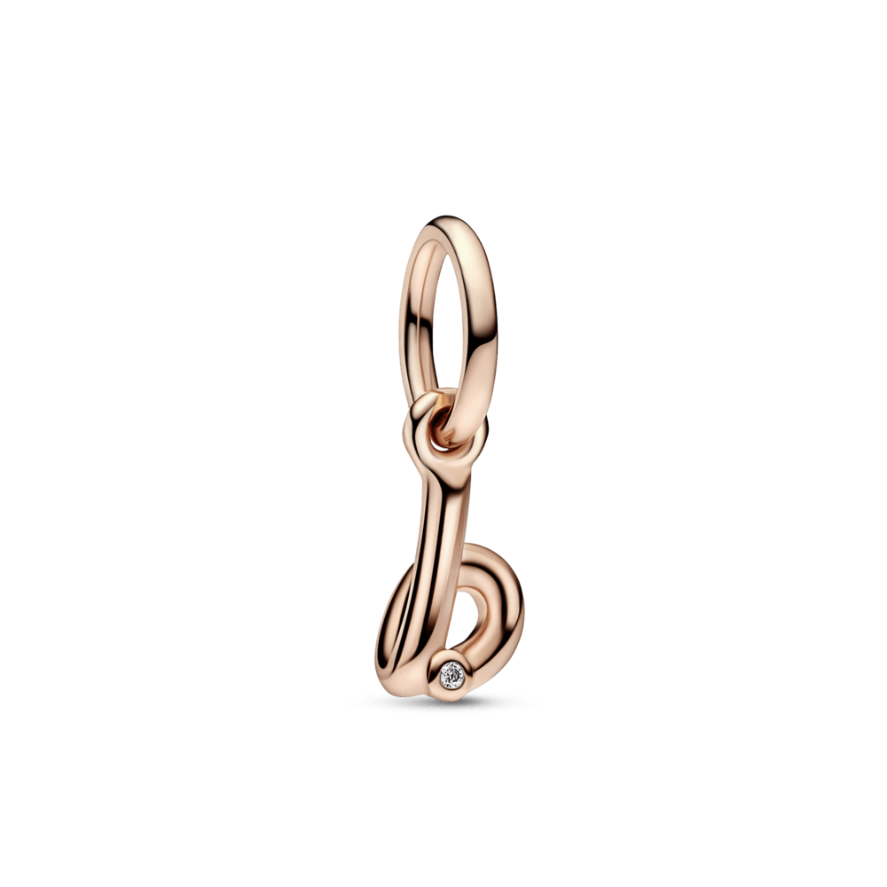 Letter b Script Alphabet Dangle Charm - Pandora LT