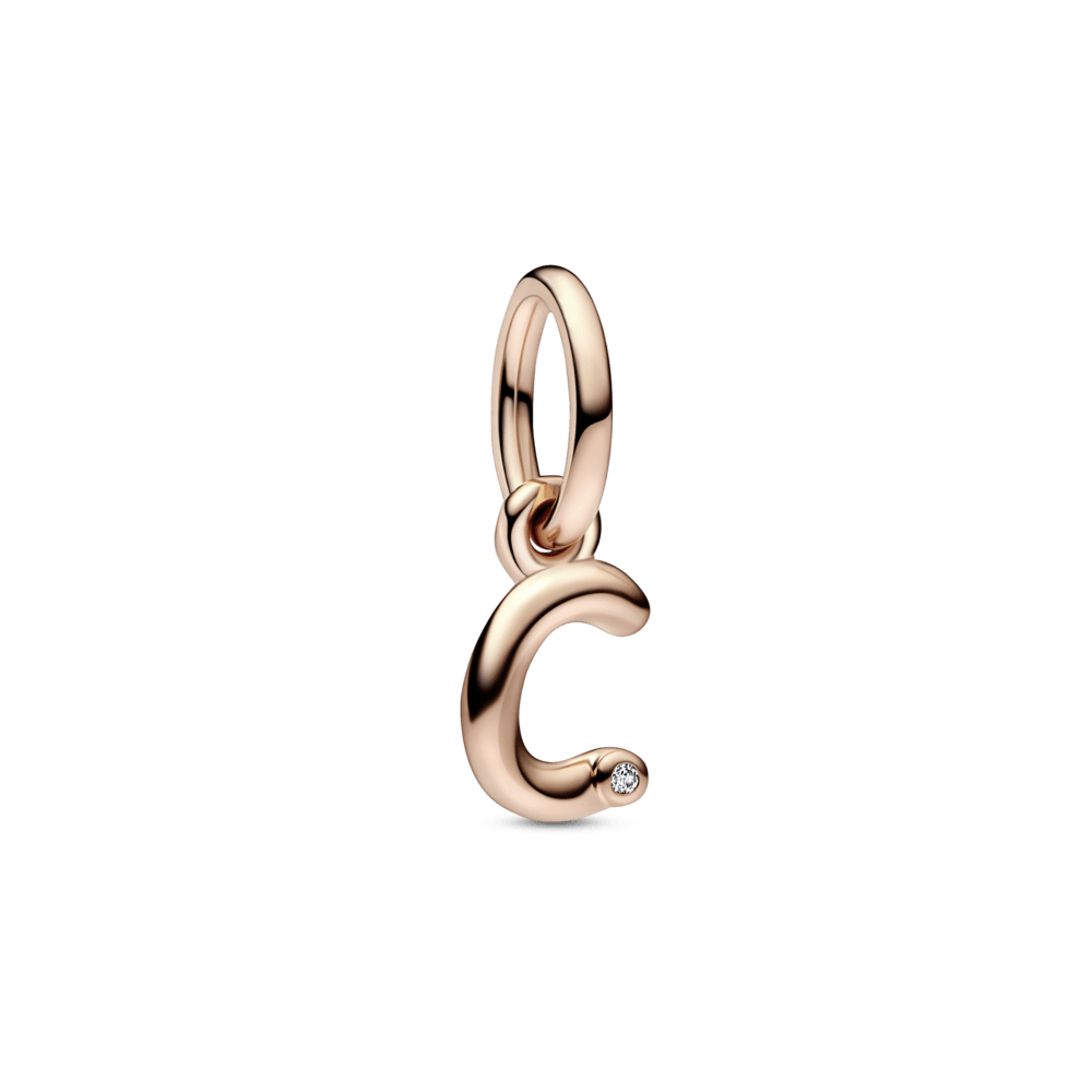 Letter c Script Alphabet Dangle Charm - Pandora LT