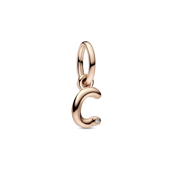 Letter c Script Alphabet Dangle Charm - Pandora LT