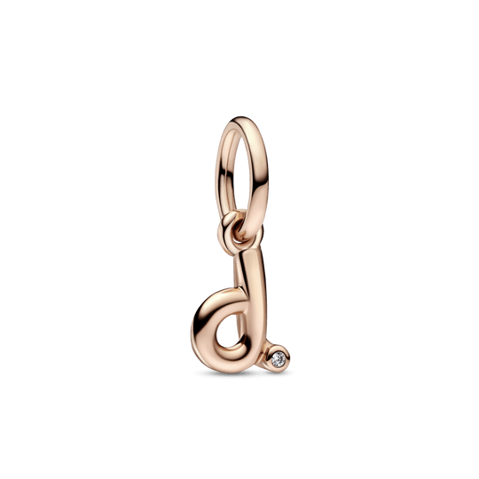 Letter d Script Alphabet Dangle Charm - Pandora LT