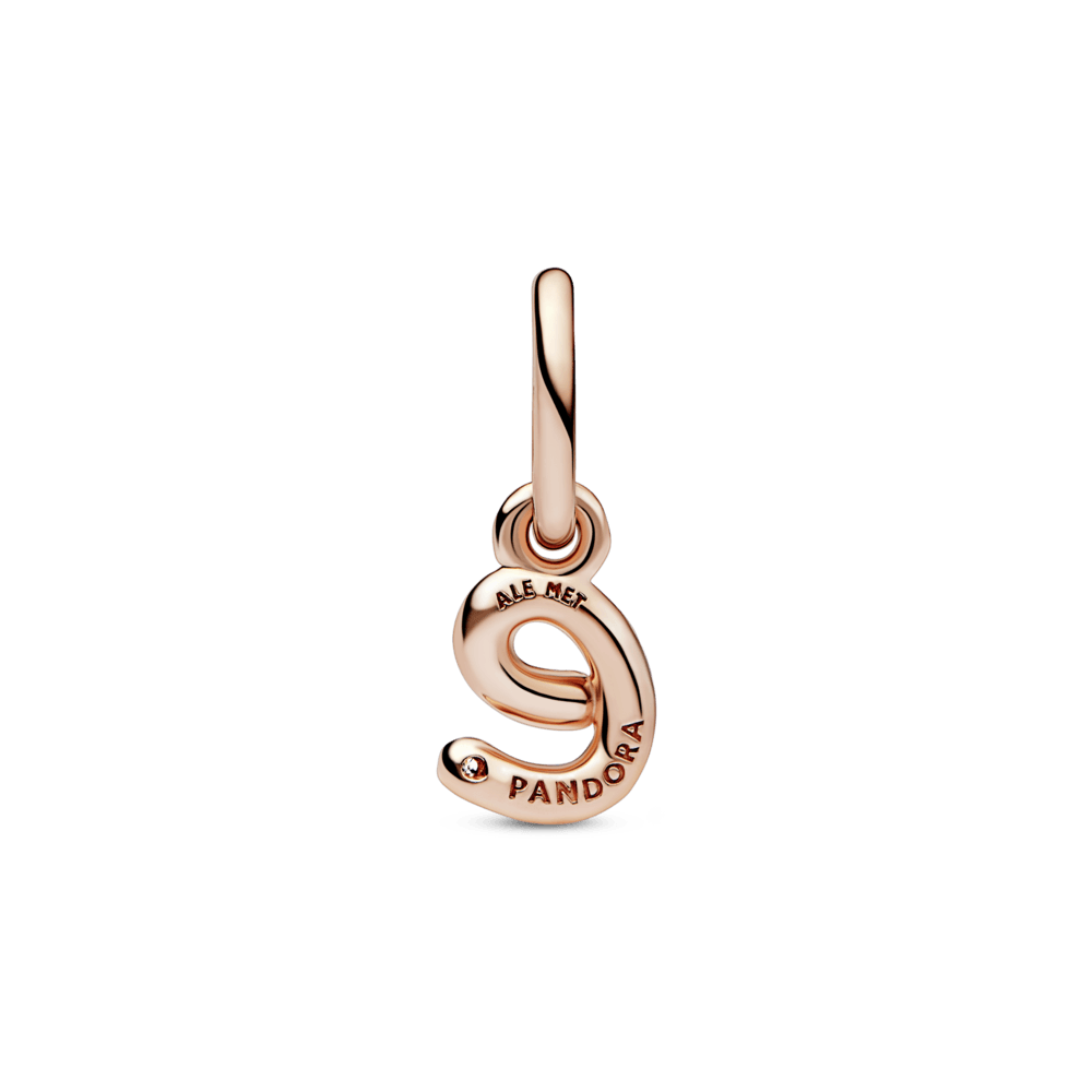 Letter e Script Alphabet Dangle Charm - Pandora LT