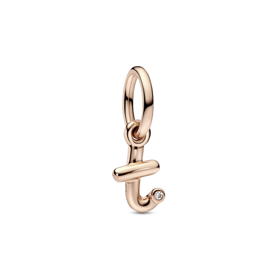 Letter t Script Alphabet Dangle Charm - Pandora LT