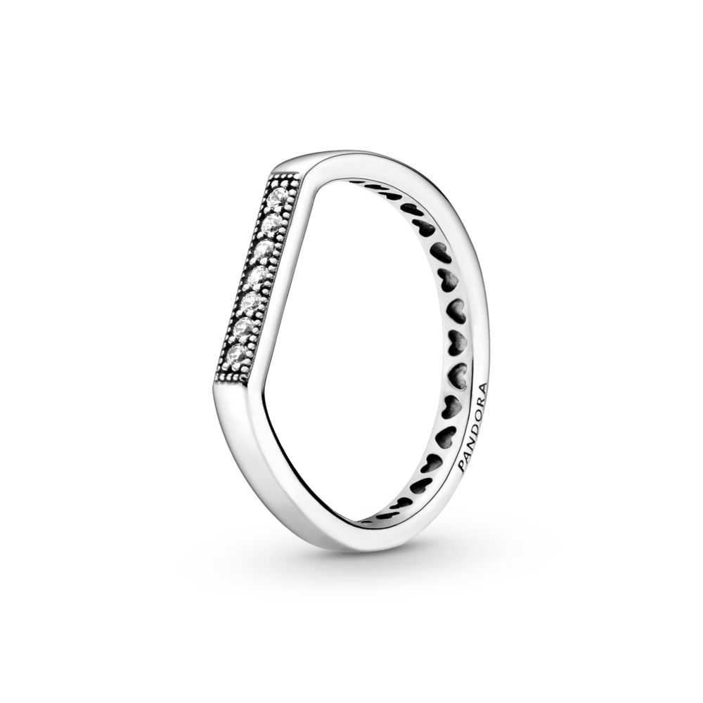 Logotipo juostos derinamas žiedas - Pandora LT