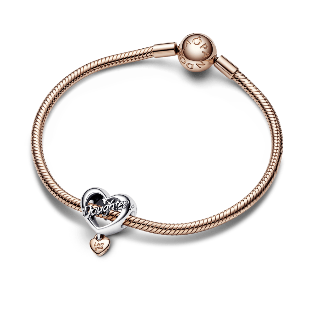 Love You Daughter Heart Charm - Pandora LT