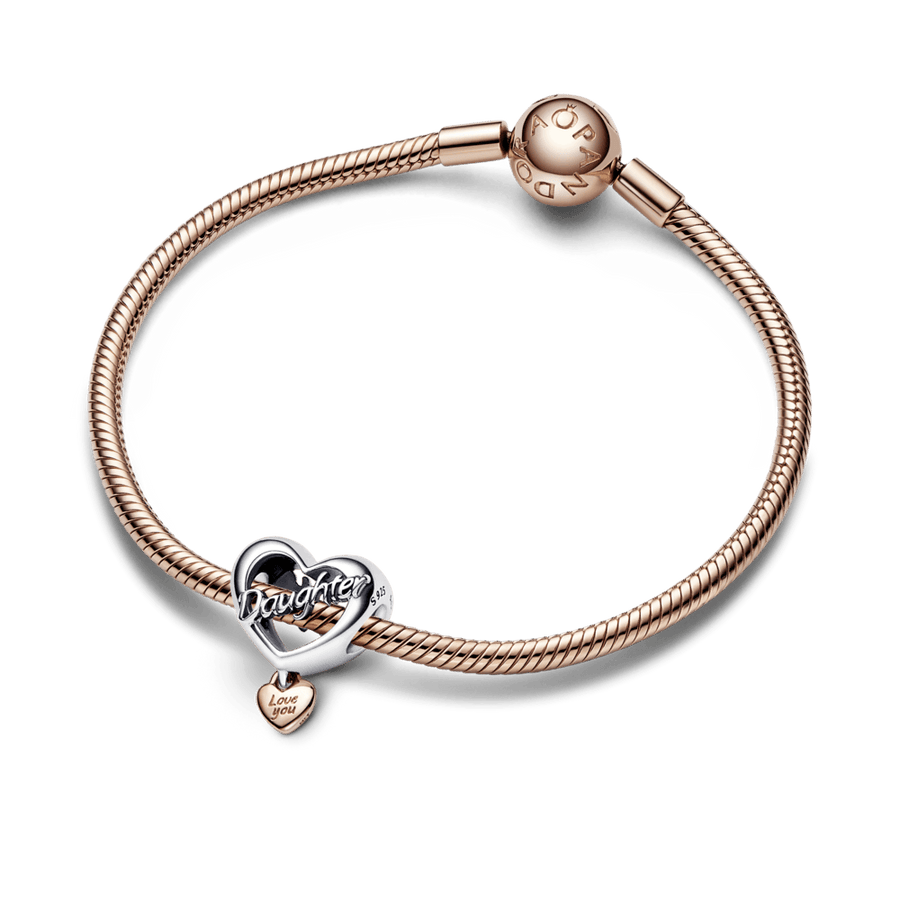 Love You Daughter Heart Charm - Pandora LT