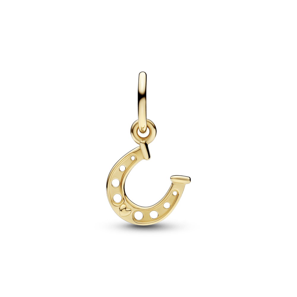 Lucky Horseshoe Dangle Charm - Pandora LT