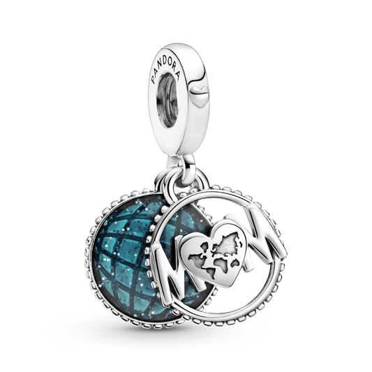 Mamai skirtas karoliukas su žėrinčiu rutuliu - Pandora Lietuva