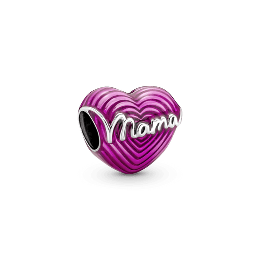 Meilę spinduliuojantis mamos širdies karoliukas - Pandora LT