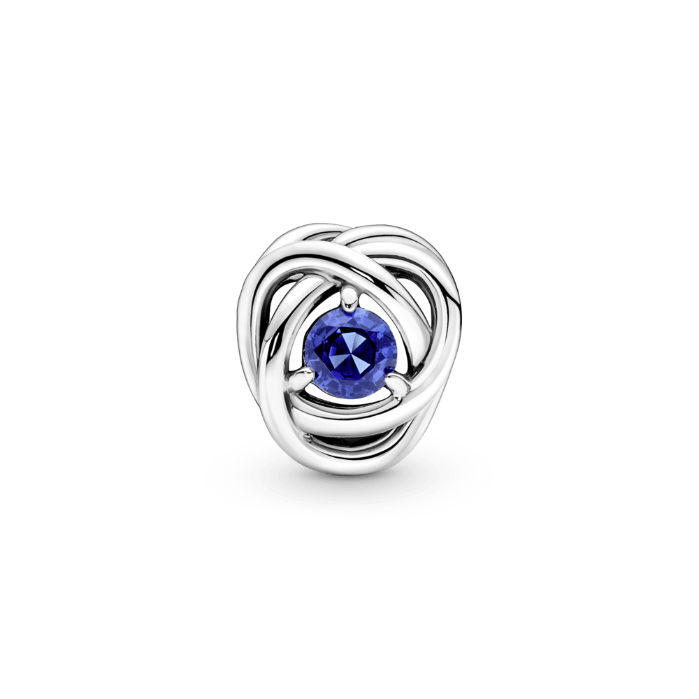 Mėlynas amžinybės kilpos karoliukas - Pandora LT