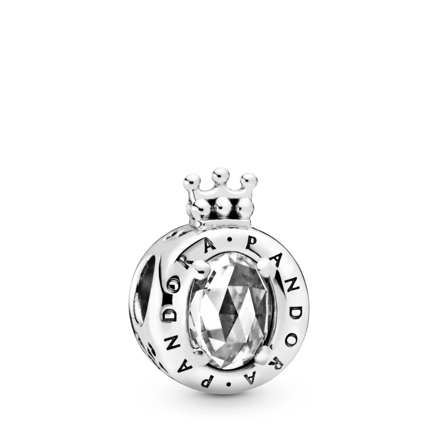 O formos karūna su skaidriu kristalu - Pandora Lietuva