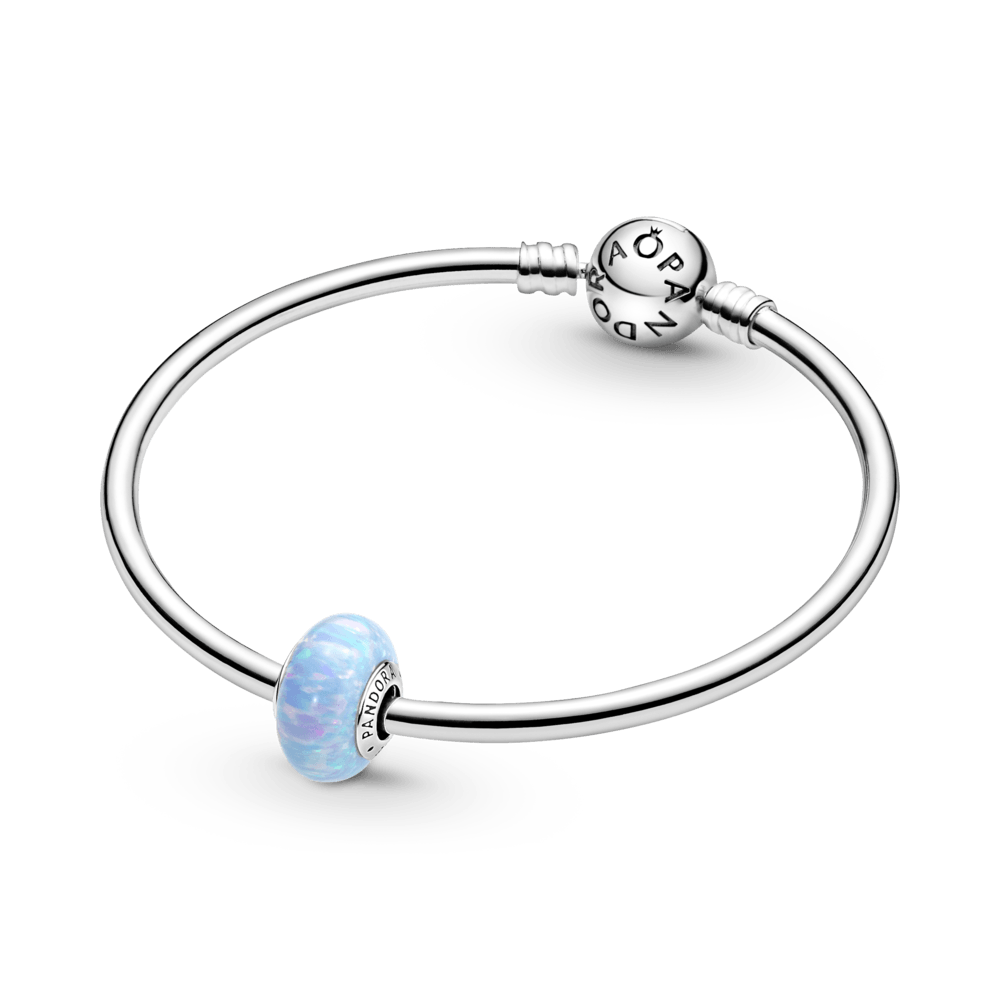 Opalinis mėlynas vandenyno karoliukas - Pandora Lietuva