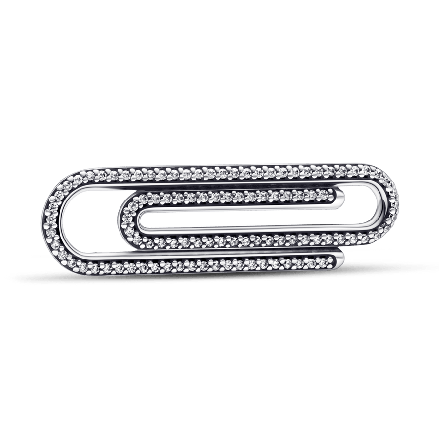 Pandora ME Pavé Paperclip Styling Link - Pandora LT